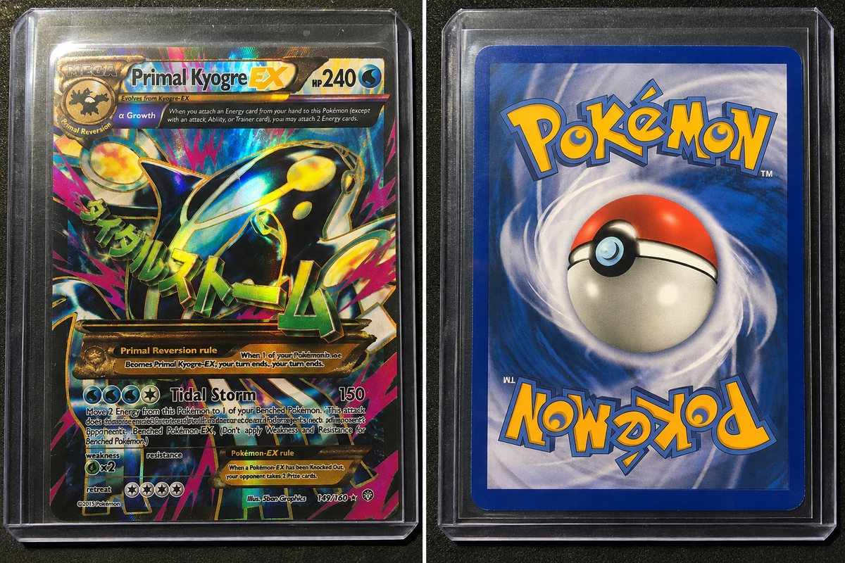 Pokémon TCG Pokémon Primal Kyogre Ex Kyogre Ultra Rare Holo