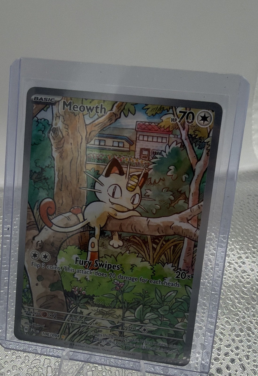 Meowth 106/094 Me02: Phantasmal Flames Holo
