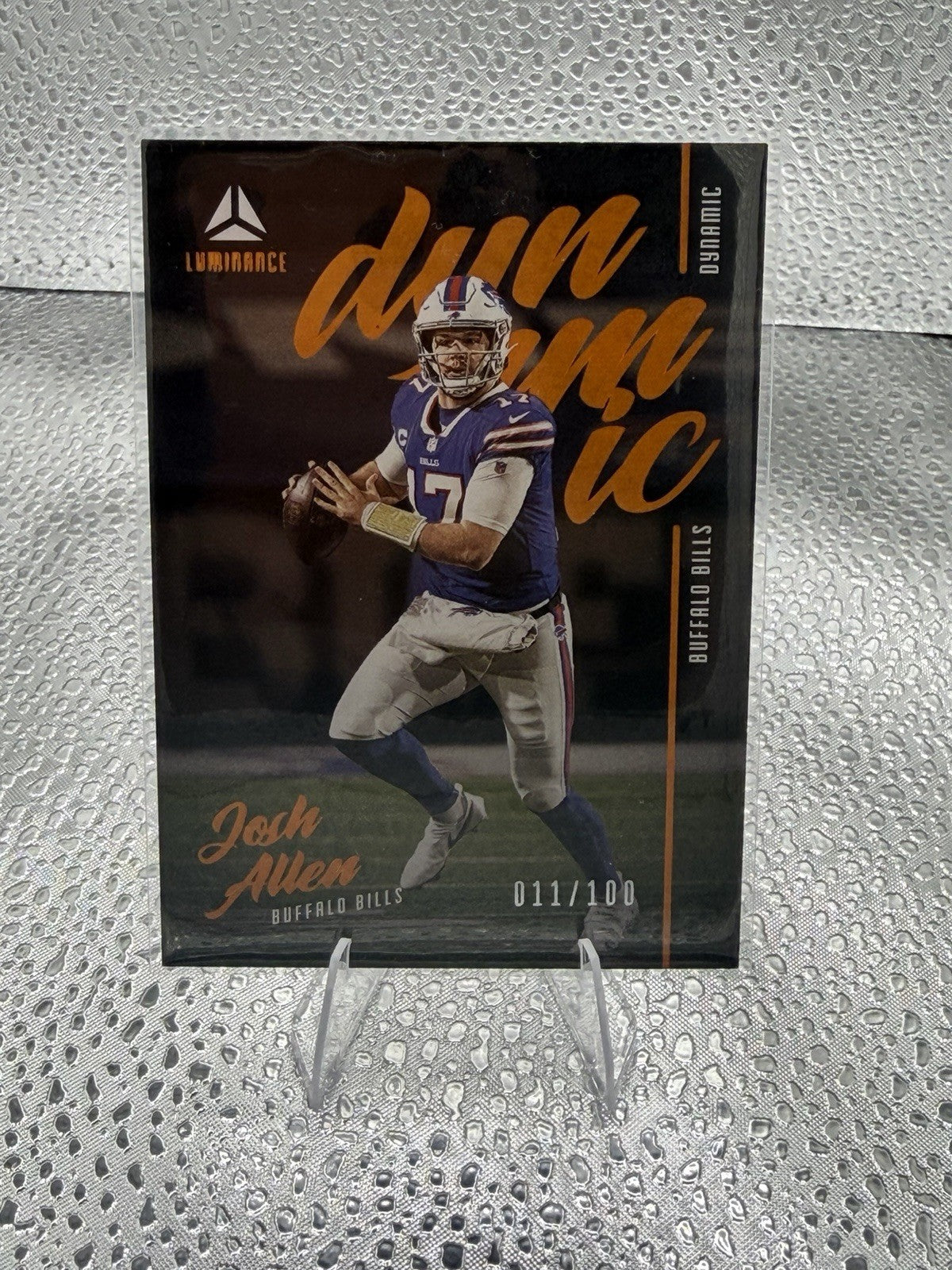 2021 Panini Luminance Josh Allen Dynamic #D-8 /100 SP Buffalo Bills #11/100
