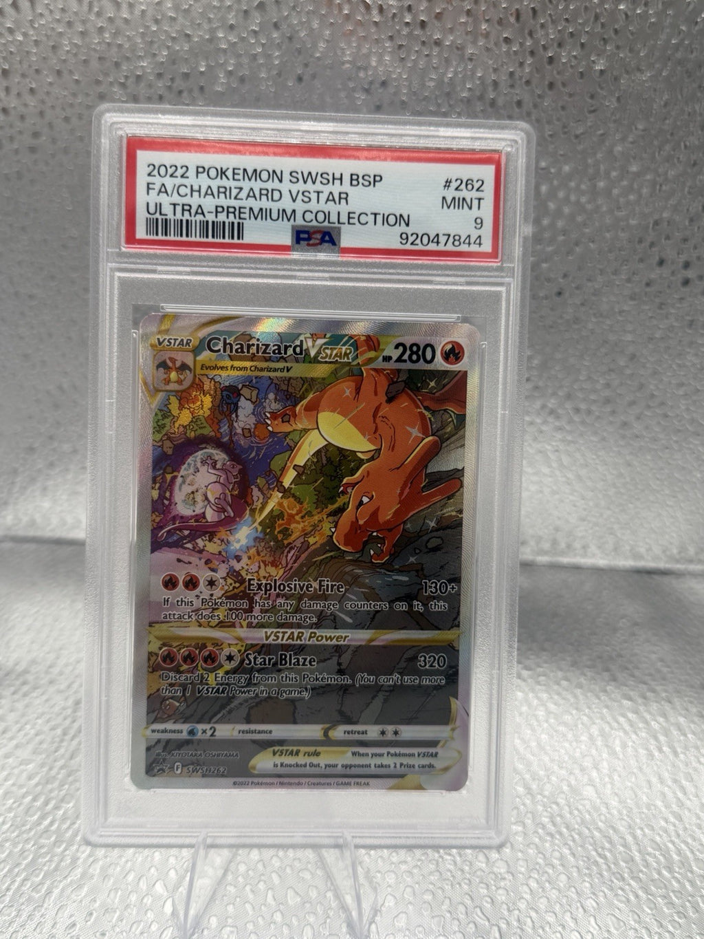 2022 Pokemon Charizard VSTAR SWSH262 Ultra Premium Collection PSA 9 Mint