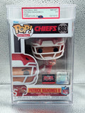 Patrick Mahomes II Funko Pop #303 TargetCon 2025 Exclusive PSA 8.5 Chiefs
