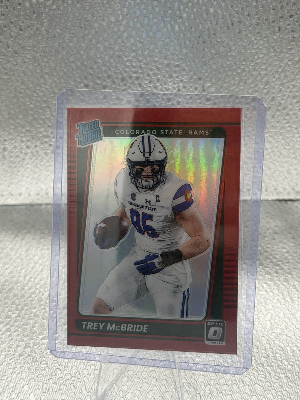 2022 Donruss Optic Trey McBride Rated Rookie Red Prizm /149 #28 Cardinals RC