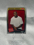 2019 Fleer Hanes Michael Jordan MJ-1 Promo Insert Card Chicago Bulls GOAT