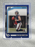 2024 Donruss Caleb Williams Rated Rookie Blue Press Proof #327 Bears RC