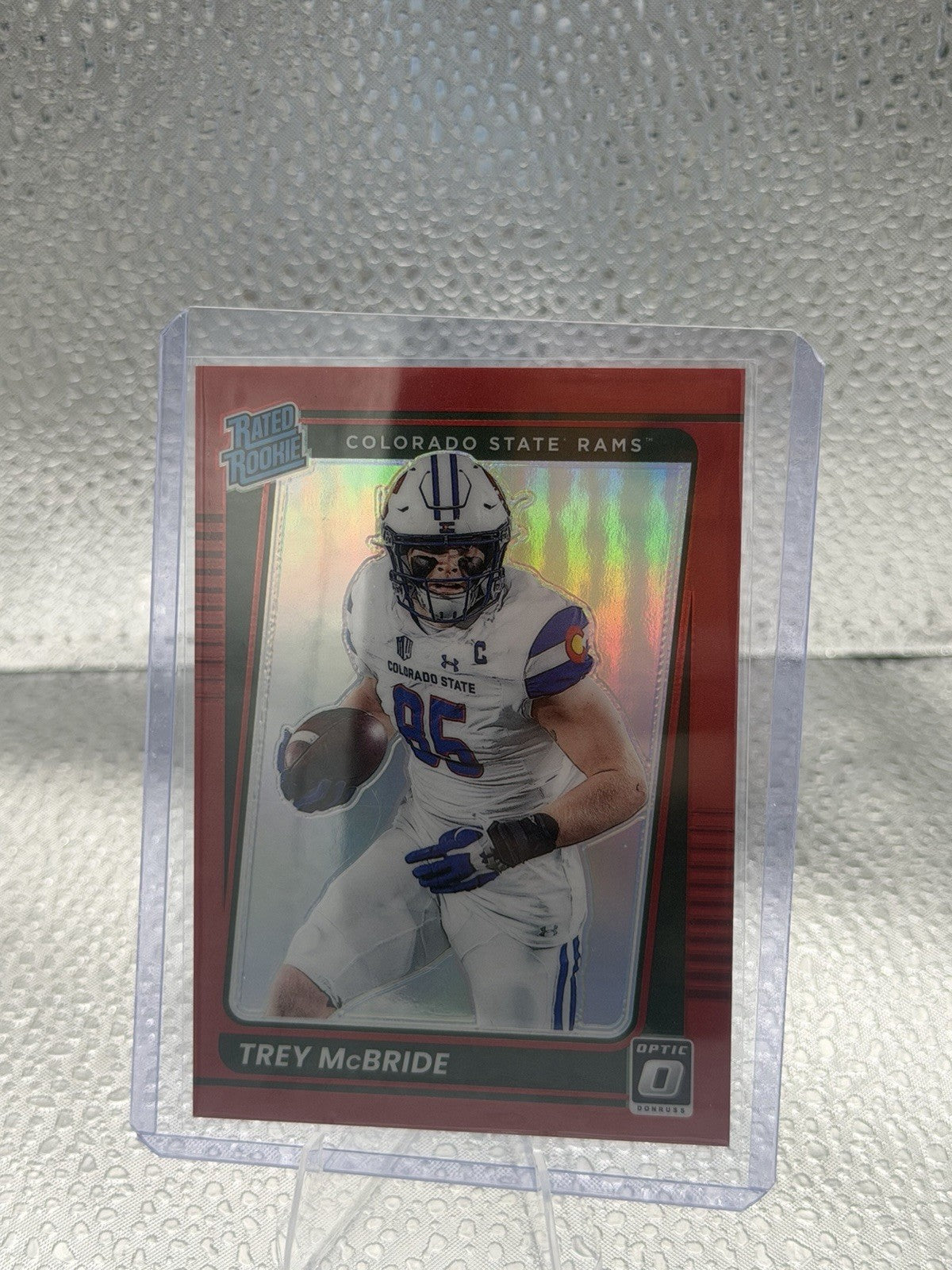 2022 Donruss Optic Trey McBride Rated Rookie Red Prizm /149 #28 Cardinals RC