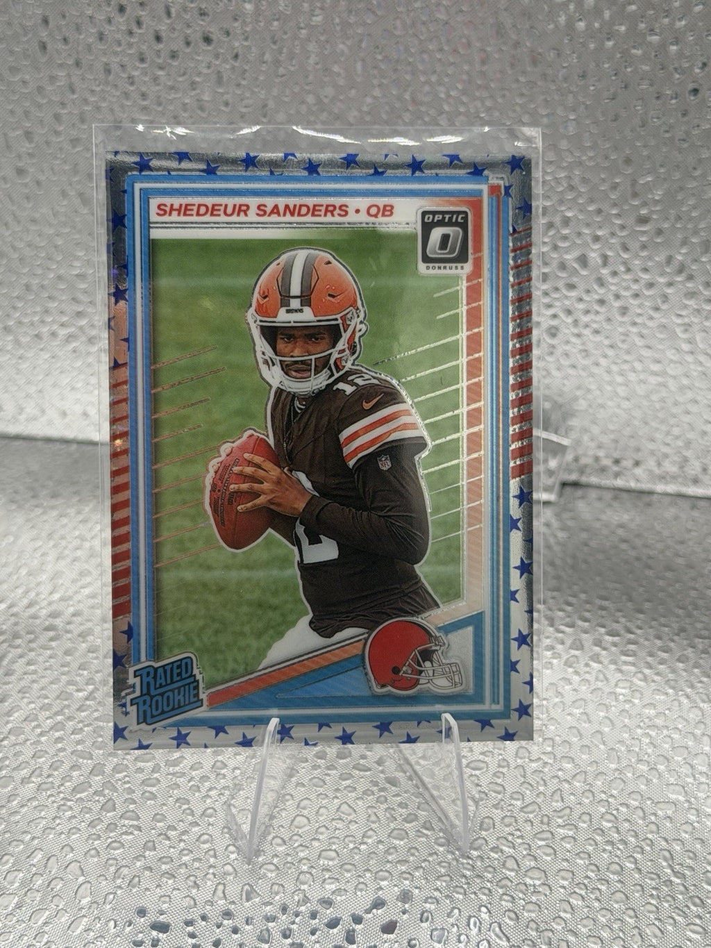 2025 Donruss Optic Shedeur Sanders Rated Rookie Stars Prizm RC #203 Browns
