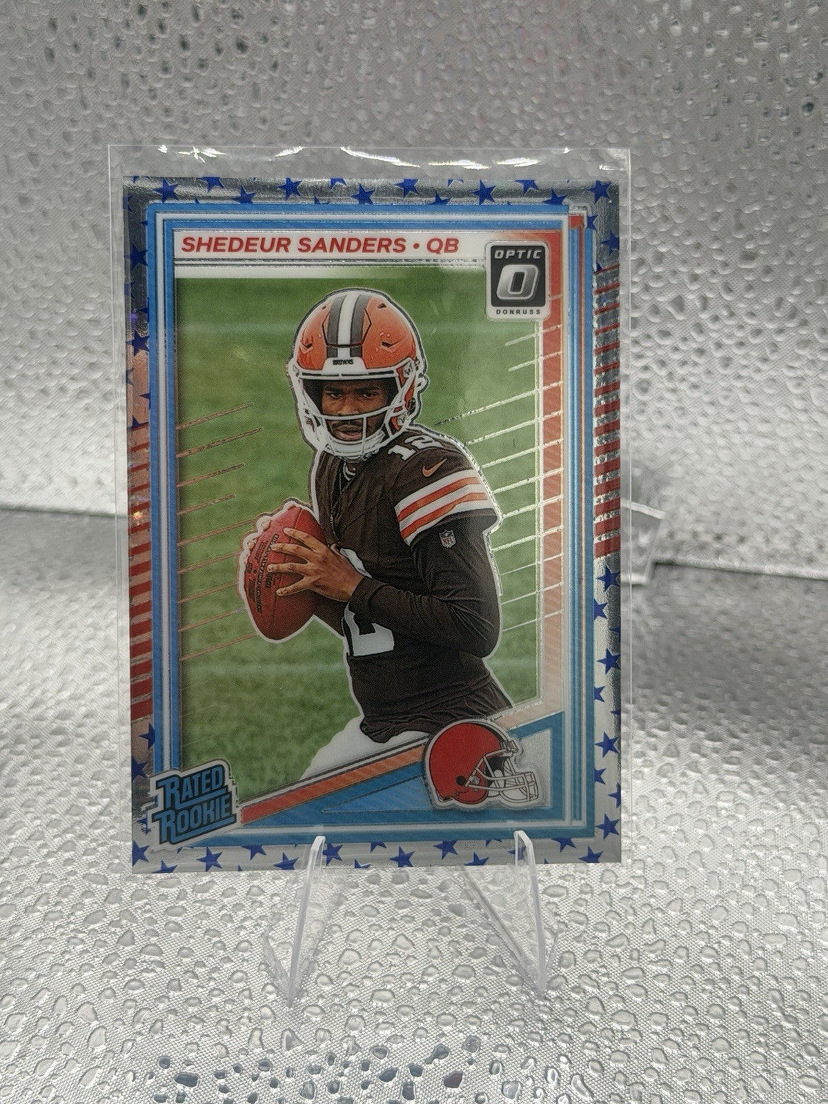 2025 Donruss Optic Shedeur Sanders Rated Rookie Stars Prizm RC #203 Browns